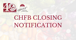 CHFB Holiday Closing Notification